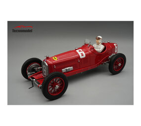 Formule 1 Alfa Romeo P3 Type B #6 Winner GP Monza 1932 + Driver - 1:18 - Tecnomodel Mythos