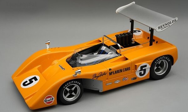 McLaren McLaren M8B Can Am #5 Winner Mid Ohio (USA) 1969 - 1:18 - Tecnomodel Mythos McLaren McLaren M8B Can Am #5 Winner Mid Ohio (USA) 1969 - 1:18 - Tecnomodel Mythos