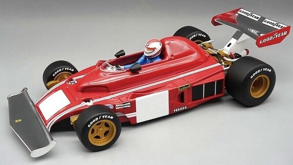 Formule 1 Ferrari 312 B3 Test Car Monza 1974 + Driver - 1:18 - Tecnomodel Mythos