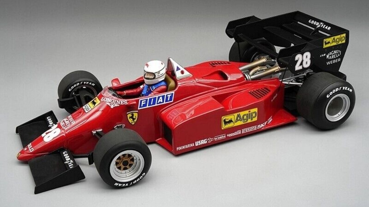 Formule 1 Ferrari 126 C4-M2 #28 GP Europe 1984 + Driver - 1:18 - Tecnomodel Mythos