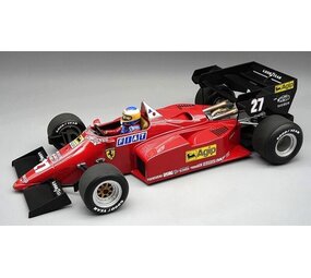 Formule 1 Ferrari 126 C4-M2 #27 2nd  GP Europe 1984 + Driver - 1:18 - Tecnomodel Mythos