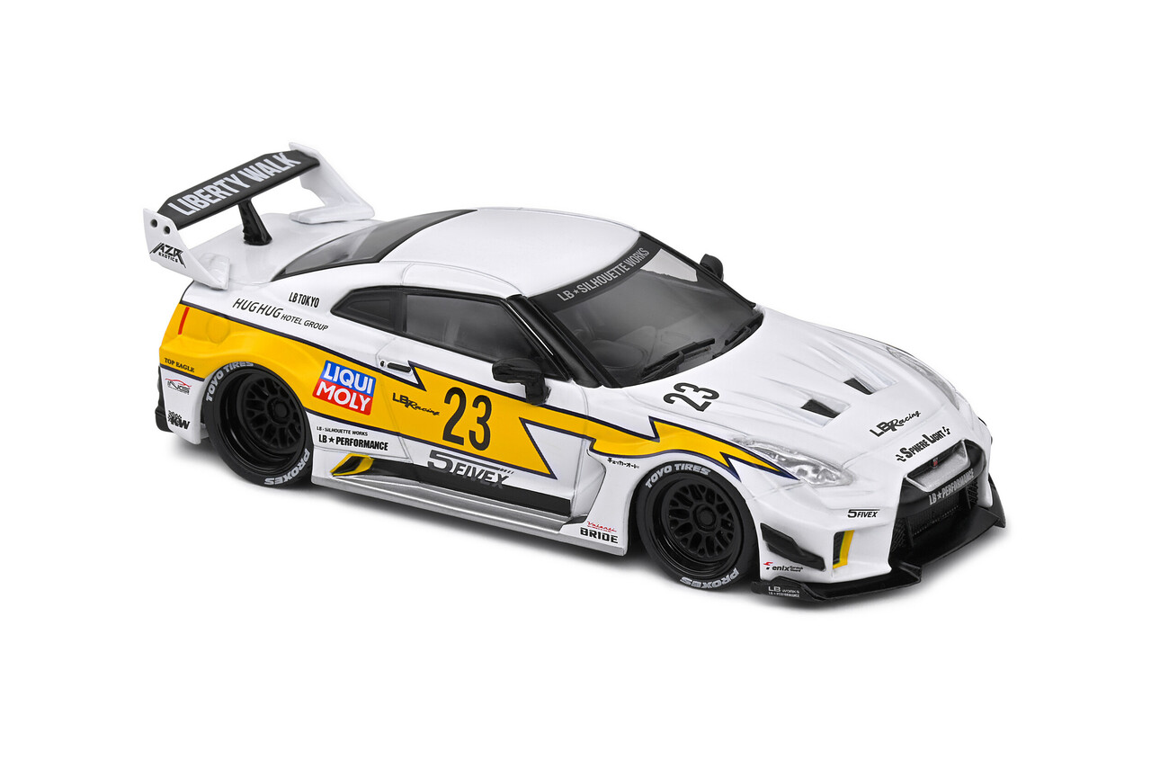 Nissan Nissan GT-R (R35) Liberty Walk Body Kit - 1:43 - Solido Nissan Nissan GT-R (R35) Liberty Walk Body Kit - 1:43 - Solido