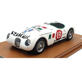 Jaguar Jaguar C-Type Spider 3.4L #13 Rally Carrera Panamericana 1953-1954 - 1:18 - Tecnomodel Mythos Jaguar Jaguar C-Type Spider 3.4L #13 Rally Carrera Panamericana 1953-1954 - 1:18 - Tecnomodel Mythos
