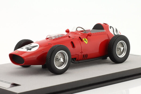 Formule 1 Ferrari 246/256 Dino #24 Team Scuderia Ferrari Winner GP Reims 1959 - 1:18 - Tecnomodel Mythos