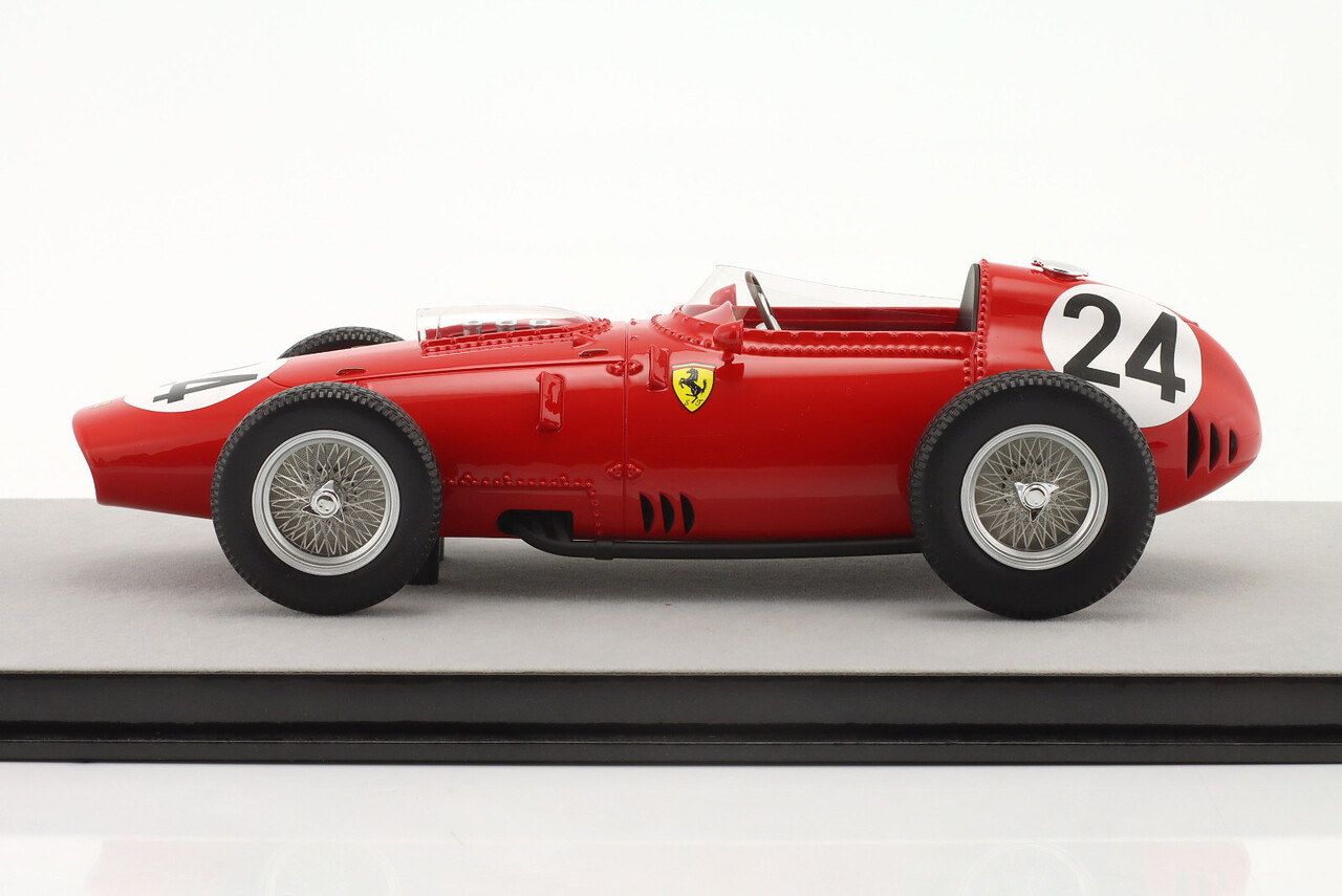 Formule 1 Ferrari 246/256 Dino #24 Team Scuderia Ferrari Winner GP Reims 1959 - 1:18 - Tecnomodel Mythos