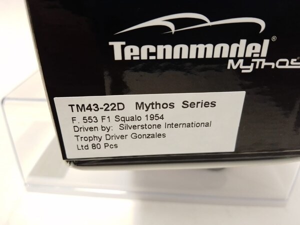 Formule 1 Ferrari 553 F1 Squalo #21 Silverstone International Trophy 1954 - 1:43 - Tecnomodel Mythos