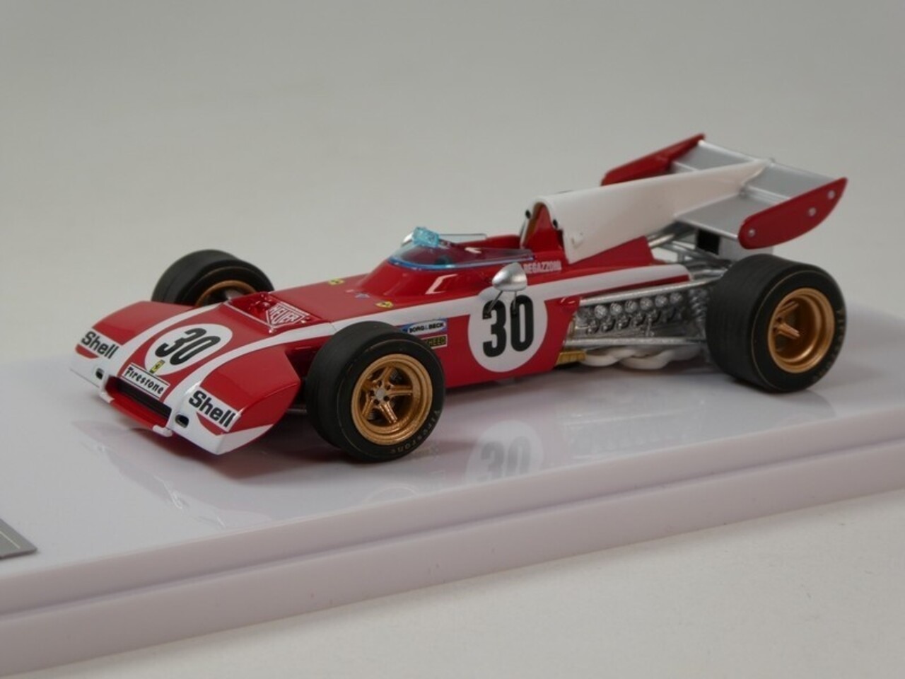 Formule 1 Ferrari F1 312 B2 #30 Test Car GP Belgium 1972 - 1:43 - Tecnomodel Mythos Formule 1 Ferrari F1 312 B2 #30 Test Car GP Belgium 1972 - 1:43 - Tecnomodel Mythos