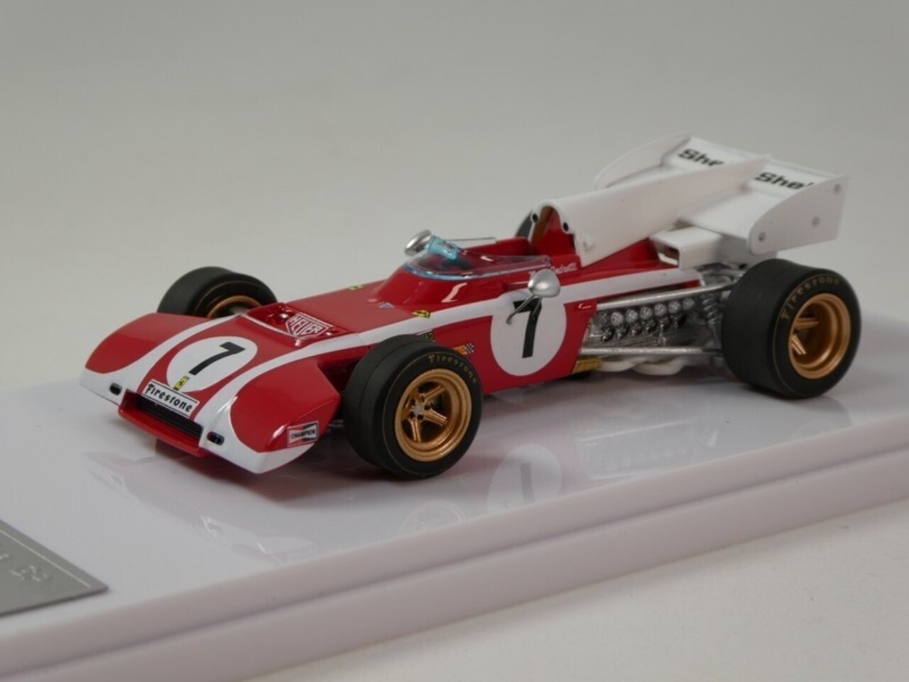 Formule 1 Ferrari F1 312 B2 #7 GP South Africa 1972 - 1:43 - Tecnomodel Mythos Formule 1 Ferrari F1 312 B2 #7 GP South Africa 1972 - 1:43 - Tecnomodel Mythos