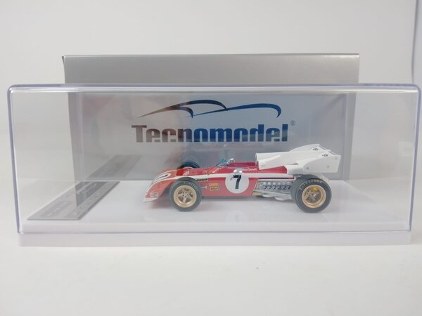 Formule 1 Ferrari F1 312 B2 #7 GP South Africa 1972 - 1:43 - Tecnomodel Mythos Formule 1 Ferrari F1 312 B2 #7 GP South Africa 1972 - 1:43 - Tecnomodel Mythos