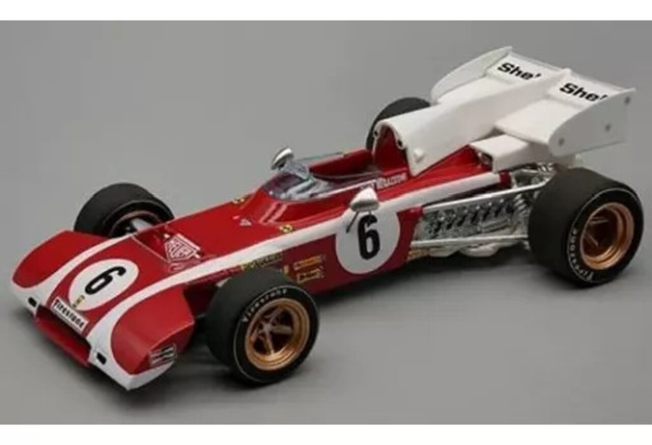 Formule 1 Ferrari F1 312 B2 #6 GP South Africa 1972 - 1:43 - Tecnomodel Mythos Formule 1 Ferrari F1 312 B2 #6 GP South Africa 1972 - 1:43 - Tecnomodel Mythos