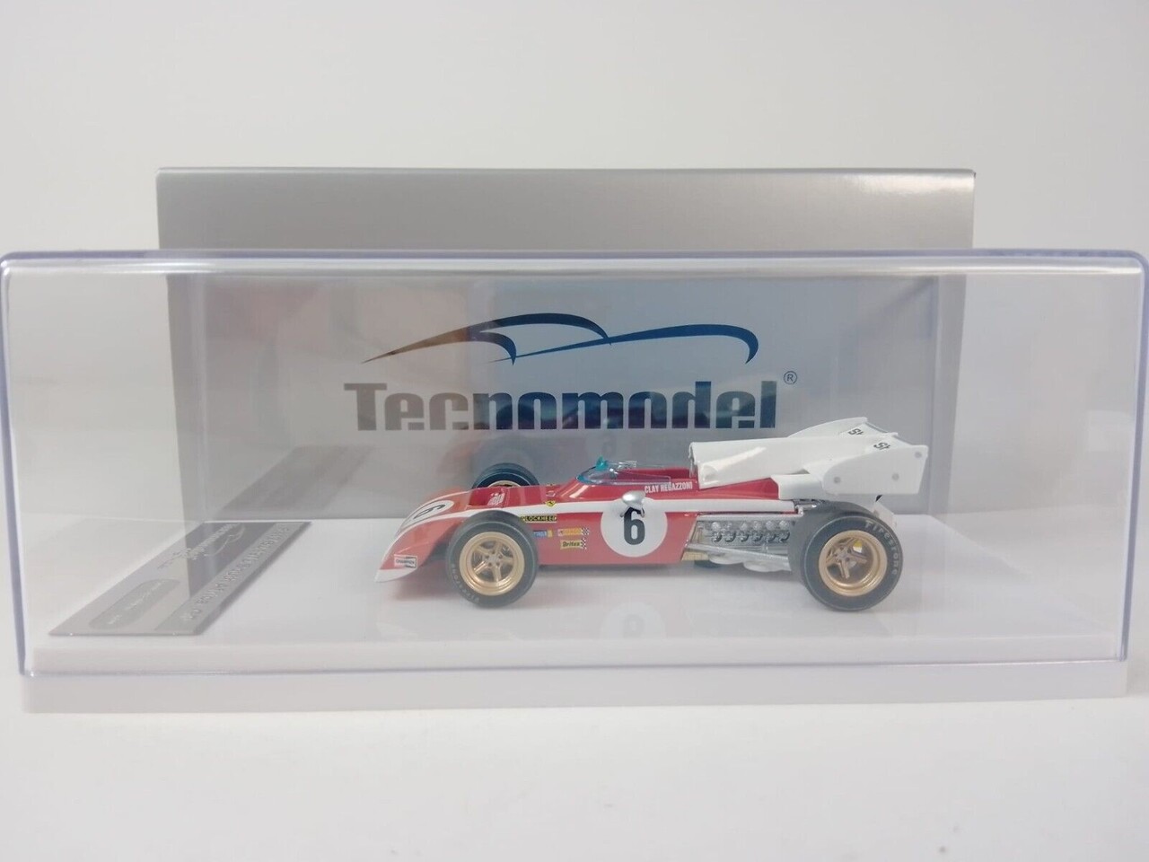Formule 1 Ferrari F1 312 B2 #6 GP South Africa 1972 - 1:43 - Tecnomodel Mythos Formule 1 Ferrari F1 312 B2 #6 GP South Africa 1972 - 1:43 - Tecnomodel Mythos