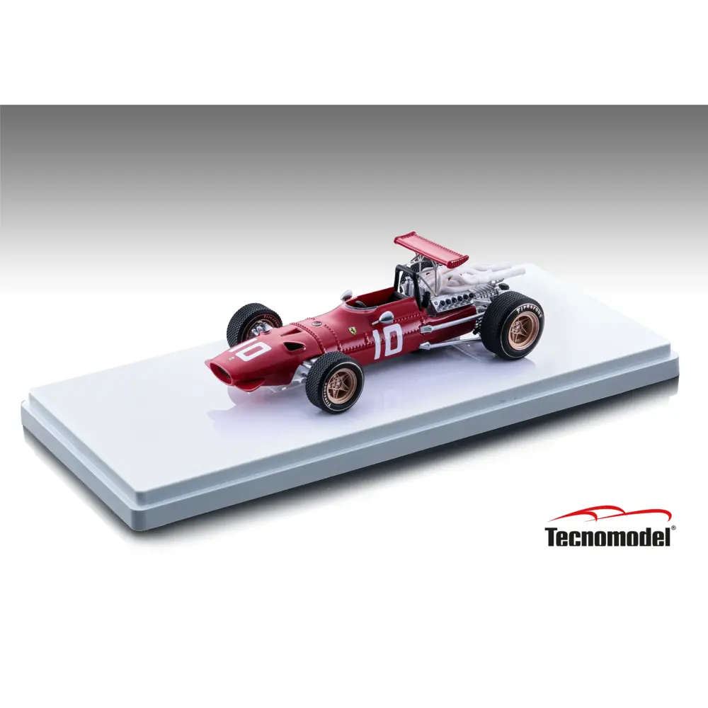 Formule 1 Ferrari  312F1/68 #10 GP The Netherlands 1968 - 1:43 - Tecnomodel Mythos Formule 1 Ferrari  312F1/68 #10 GP The Netherlands 1968 - 1:43 - Tecnomodel Mythos