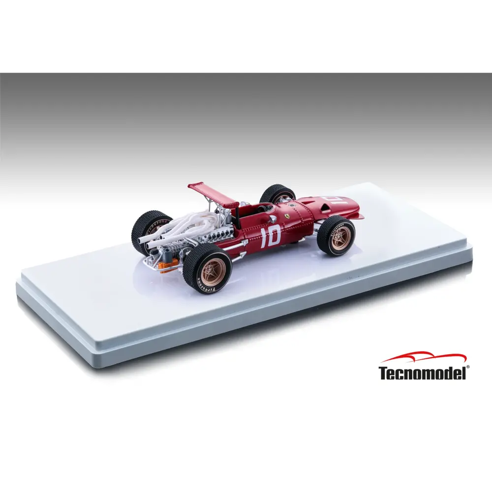 Formule 1 Ferrari  312F1/68 #10 GP The Netherlands 1968 - 1:43 - Tecnomodel Mythos Formule 1 Ferrari  312F1/68 #10 GP The Netherlands 1968 - 1:43 - Tecnomodel Mythos