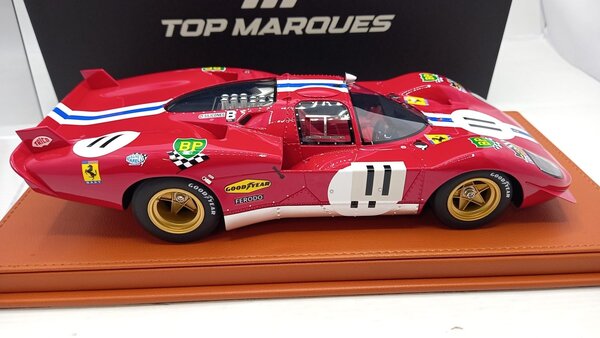 Ferrari Ferrari 512S 5.0L V12 #11 Team North American Racing 4th 24H Le Mans 1970  - 1:18 - Top Marques Collectibles