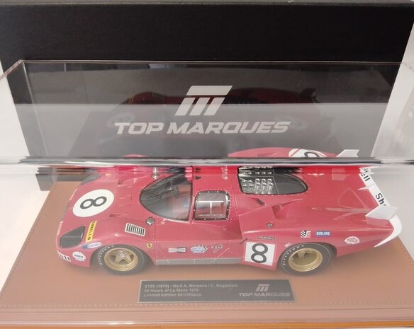 Ferrari Ferrari 512S 5.0L V12 #8 24H Le Mans 1970 - 1:18 - Top Marques Collectibles Ferrari Ferrari 512S 5.0L V12 #8 24H Le Mans 1970 - 1:18 - Top Marques Collectibles