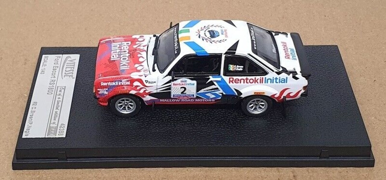 Ford Ford Escort RS1800 #2 Killarny Historic Rally 2019 (Ireland) - 1:43 - Vitesse/SunStar Ford Ford Escort RS1800 #2 Killarny Historic Rally 2019 (Ireland) - 1:43 - Vitesse/SunStar