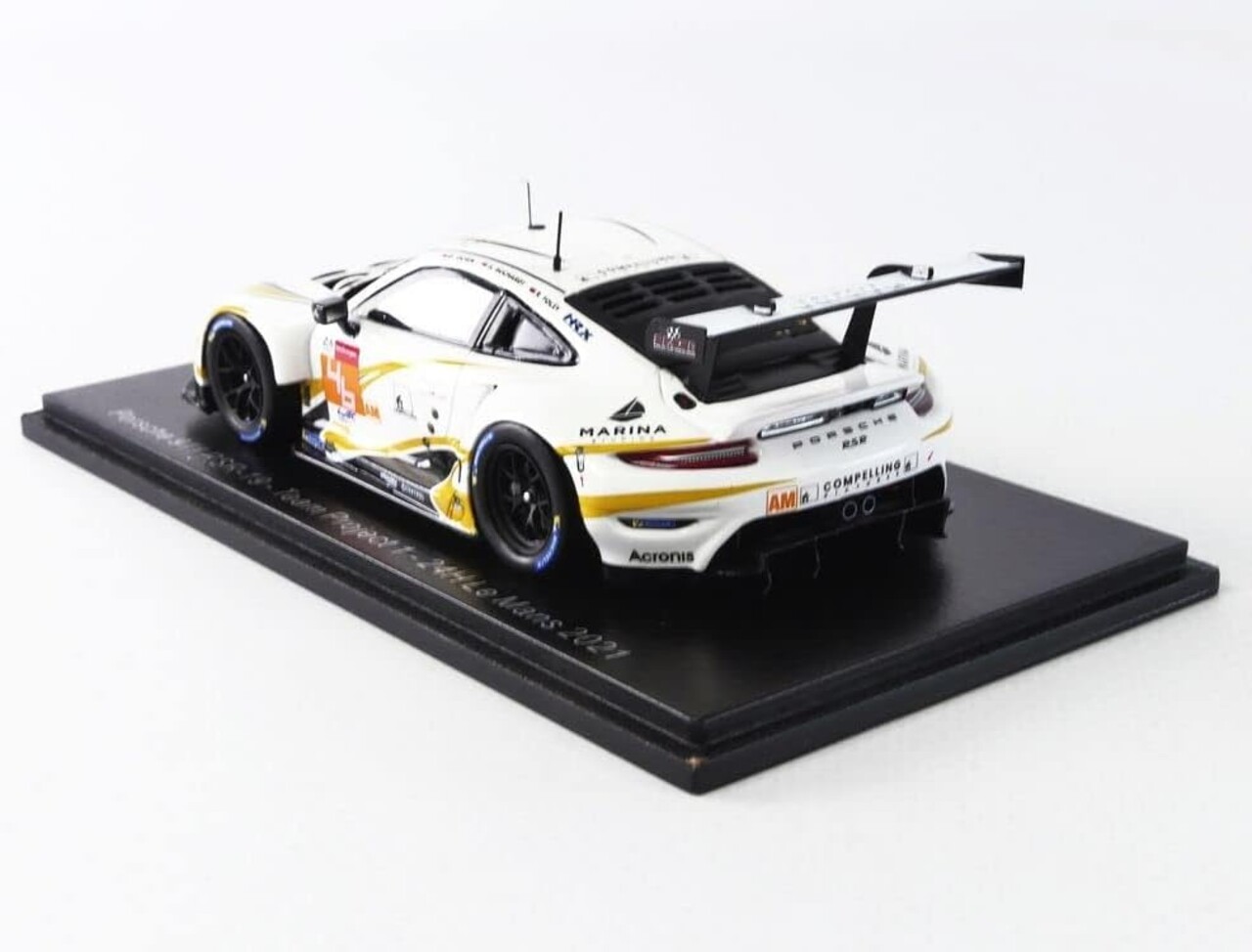 Porsche Porsche 911 RSR-19 Team Project 1 #46 24H Le Mans 2021 - 1:43 - Spark Porsche Porsche 911 RSR-19 Team Project 1 #46 24H Le Mans 2021 - 1:43 - Spark