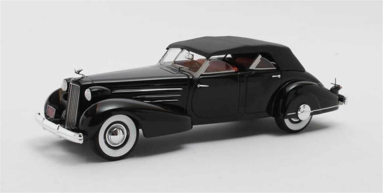 Cadillac Cadillac V16 Dual Cowl Sport Phaeton Cabriolet Closed 1937 - 1:43 - Matrix Scale Models Cadillac Cadillac V16 Dual Cowl Sport Phaeton Cabriolet Closed 1937 - 1:43 - Matrix Scale Models