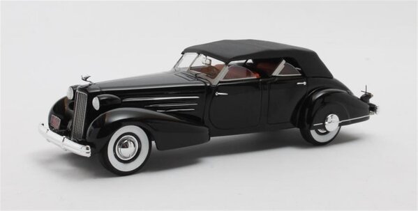 Cadillac Cadillac V16 Dual Cowl Sport Phaeton Cabriolet Closed 1937 - 1:43 - Matrix Scale Models Cadillac Cadillac V16 Dual Cowl Sport Phaeton Cabriolet Closed 1937 - 1:43 - Matrix Scale Models