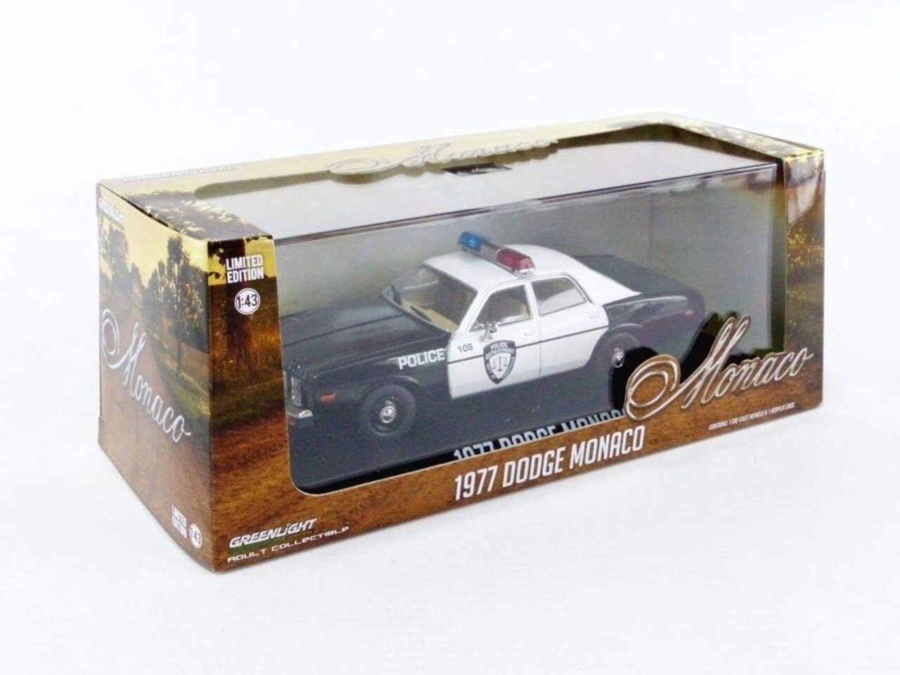 Dodge Dodge Monaco (Police Roseville) 1977 - 1:43 - Greenlight Dodge Dodge Monaco (Police Roseville) 1977 - 1:43 - Greenlight