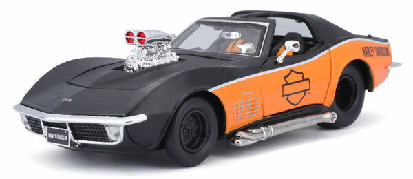 Chevrolet Chevrolet Corvette Harley Davidson 1970 - 1:24 - Maisto