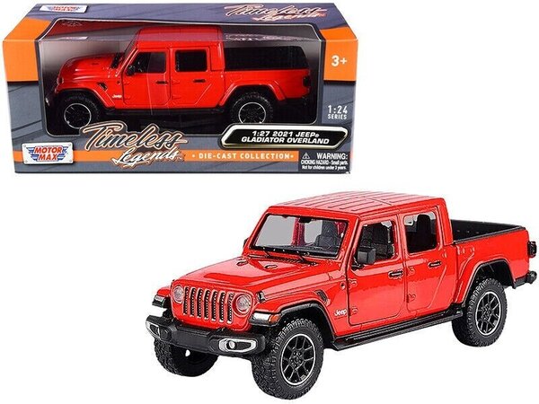 Jeep Jeep Gladiator Overland Crew Cab Pick Up 2021 - 1:27 - Motor Max Jeep Jeep Gladiator Overland Crew Cab Pick Up 2021 - 1:27 - Motor Max
