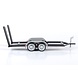 Trailer Trailer 2 Axle (for 1:24 Models) - 1:24 - Motor Max Trailer Trailer 2 Axle (for 1:24 Models) - 1:24 - Motor Max