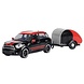 Mini Mini Cooper S Countryman + Camper Trailer - 1:24 - Motor Max Mini Mini Cooper S Countryman + Camper Trailer - 1:24 - Motor Max