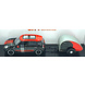Mini Mini Cooper S Countryman + Camper Trailer - 1:24 - Motor Max Mini Mini Cooper S Countryman + Camper Trailer - 1:24 - Motor Max