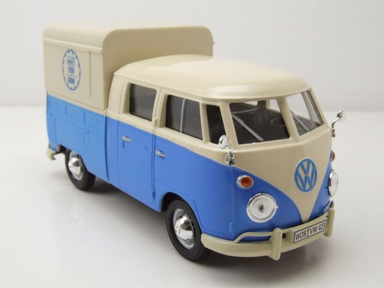 Volkswagen Volkswagen T1 (Type 2) Double Cab Delivery Van 'Food Truck' - 1:24 - Motor Max Volkswagen Volkswagen T1 (Type 2) Double Cab Delivery Van 'Food Truck' - 1:24 - Motor Max