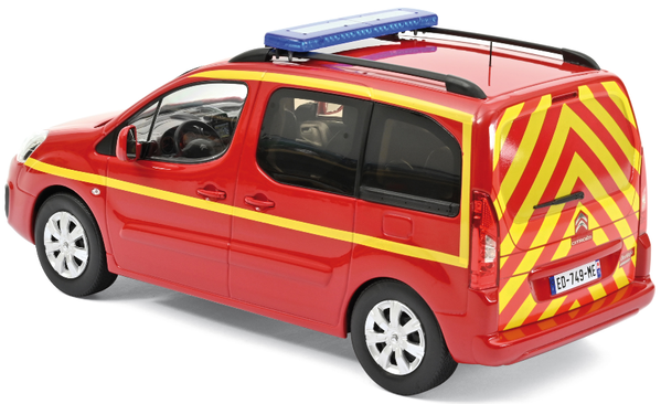Citroen Citroën Berlingo 2017 Fire Department - 1:18 - Norev Citroen Citroën Berlingo 2017 Fire Department - 1:18 - Norev