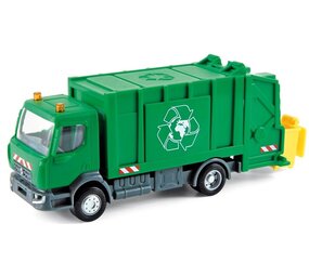Mercedes-Benz Renault D 2.1 Garbage Truck + Dustbin - 1:43 - Norev