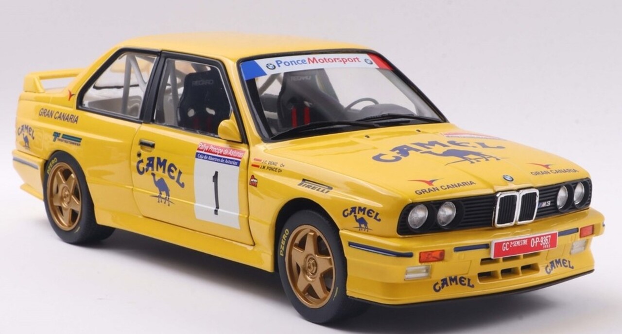 BMW BMW 3-Series (E30) Gr.A. #1 Rally Principe Asturias (Spain) 1992 - 1:18 - Solido BMW BMW 3-Series (E30) Gr.A. #1 Rally Principe Asturias (Spain) 1992 - 1:18 - Solido