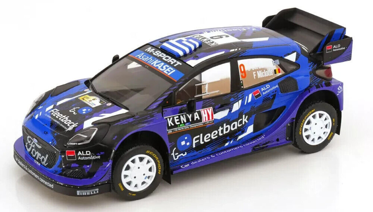 Ford Ford Puma Rally 1 #9 Rally Safari Kenya 2022 - 1:18 - Solido Ford Ford Puma Rally 1 #9 Rally Safari Kenya 2022 - 1:18 - Solido