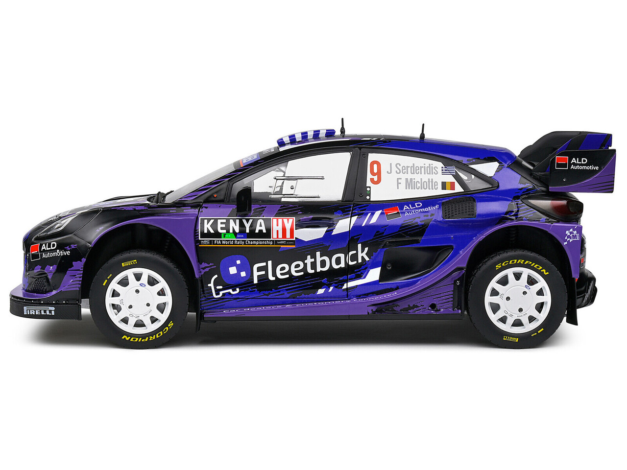 Ford Ford Puma Rally 1 #9 Rally Safari Kenya 2022 - 1:18 - Solido Ford Ford Puma Rally 1 #9 Rally Safari Kenya 2022 - 1:18 - Solido