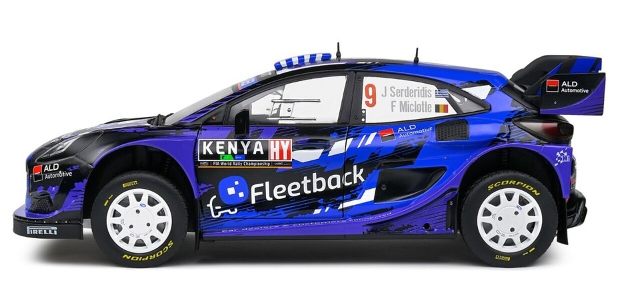 Ford Ford Puma Rally 1 #9 Rally Safari Kenya 2022 - 1:18 - Solido Ford Ford Puma Rally 1 #9 Rally Safari Kenya 2022 - 1:18 - Solido
