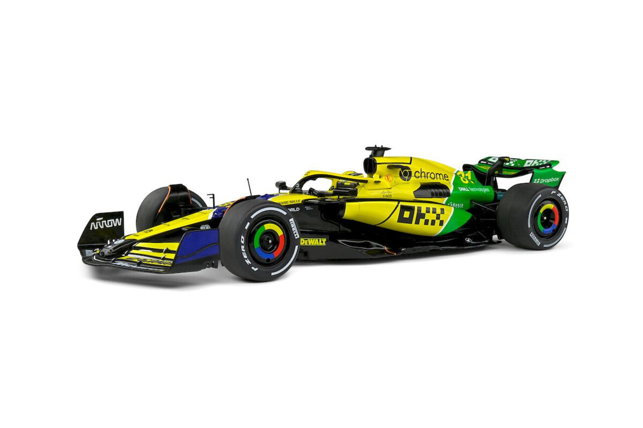 Fomule 1 McLaren MCL38 #81 2nd GP Monaco 2024 - 1:18 - Solido Fomule 1 McLaren MCL38 #81 2nd GP Monaco 2024 - 1:18 - Solido