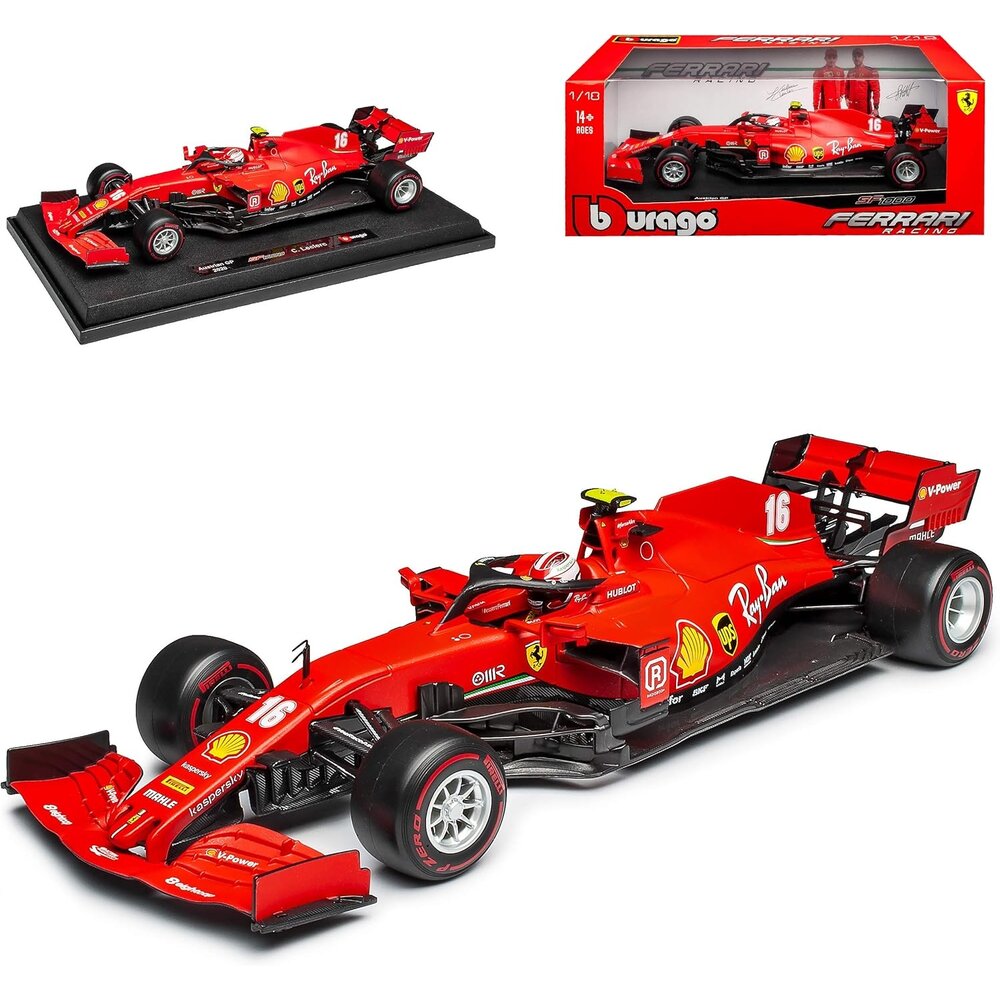 FIGURINE F1 Charles Leclerc 1/12...FERRARI 2023 GP Austin driver