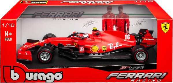 Formule 1 Ferrari SF1000 #16 C. Leclerc Austrian GP 2020 - 1:18 - Bburago