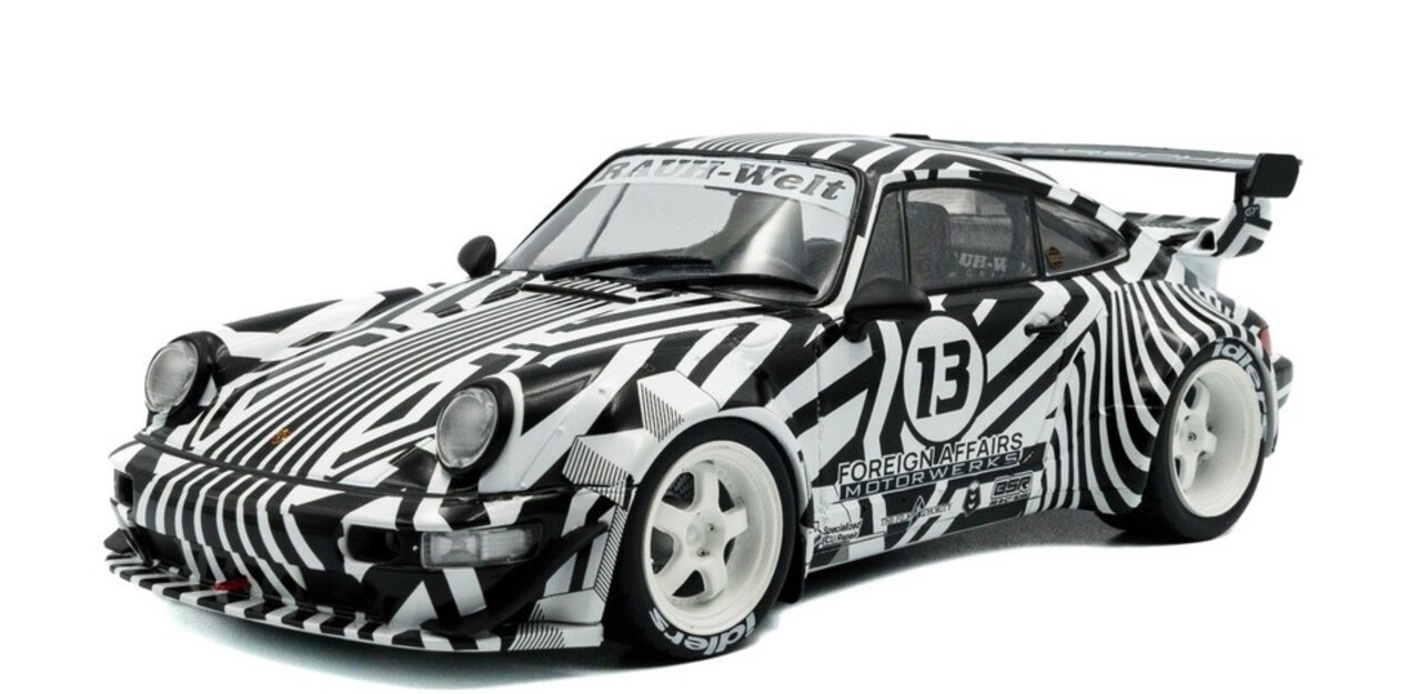Porsche Porsche 911/964 #13 RWB Body Kit 'The Zebra' 1994 - 1:18 - Solido Porsche Porsche 911/964 #13 RWB Body Kit 'The Zebra' 1994 - 1:18 - Solido