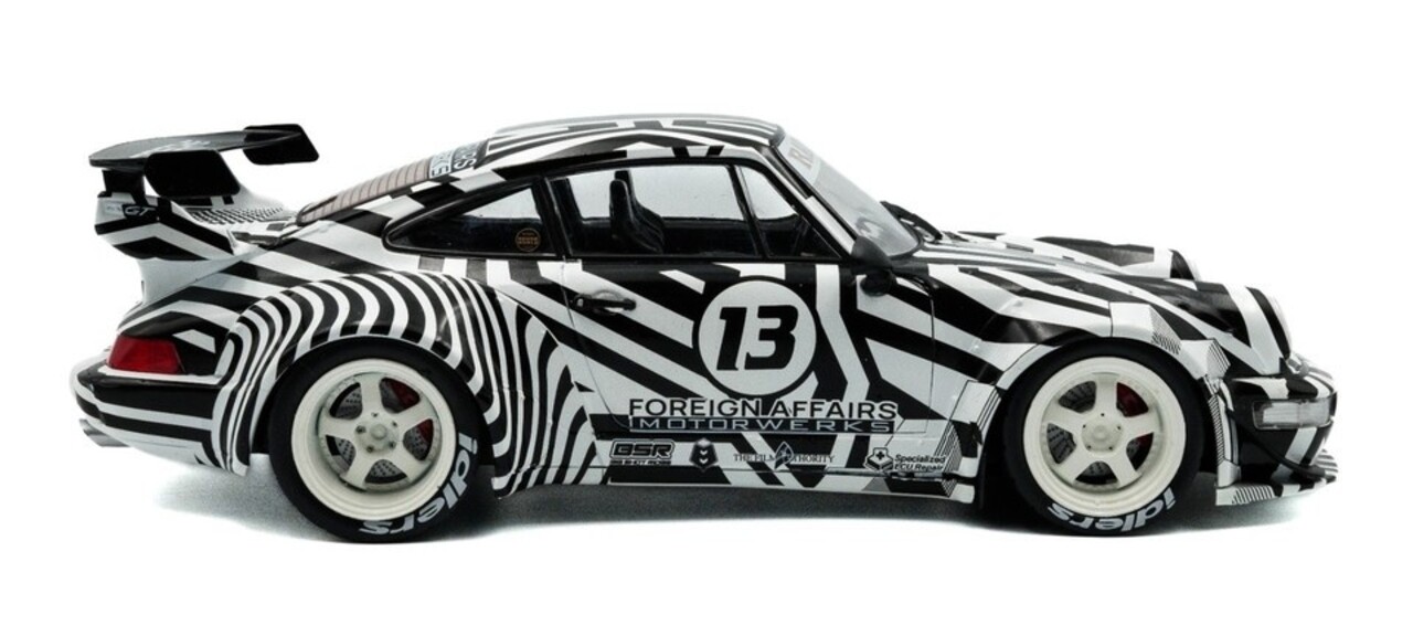 Porsche Porsche 911/964 #13 RWB Body Kit 'The Zebra' 1994 - 1:18 - Solido Porsche Porsche 911/964 #13 RWB Body Kit 'The Zebra' 1994 - 1:18 - Solido