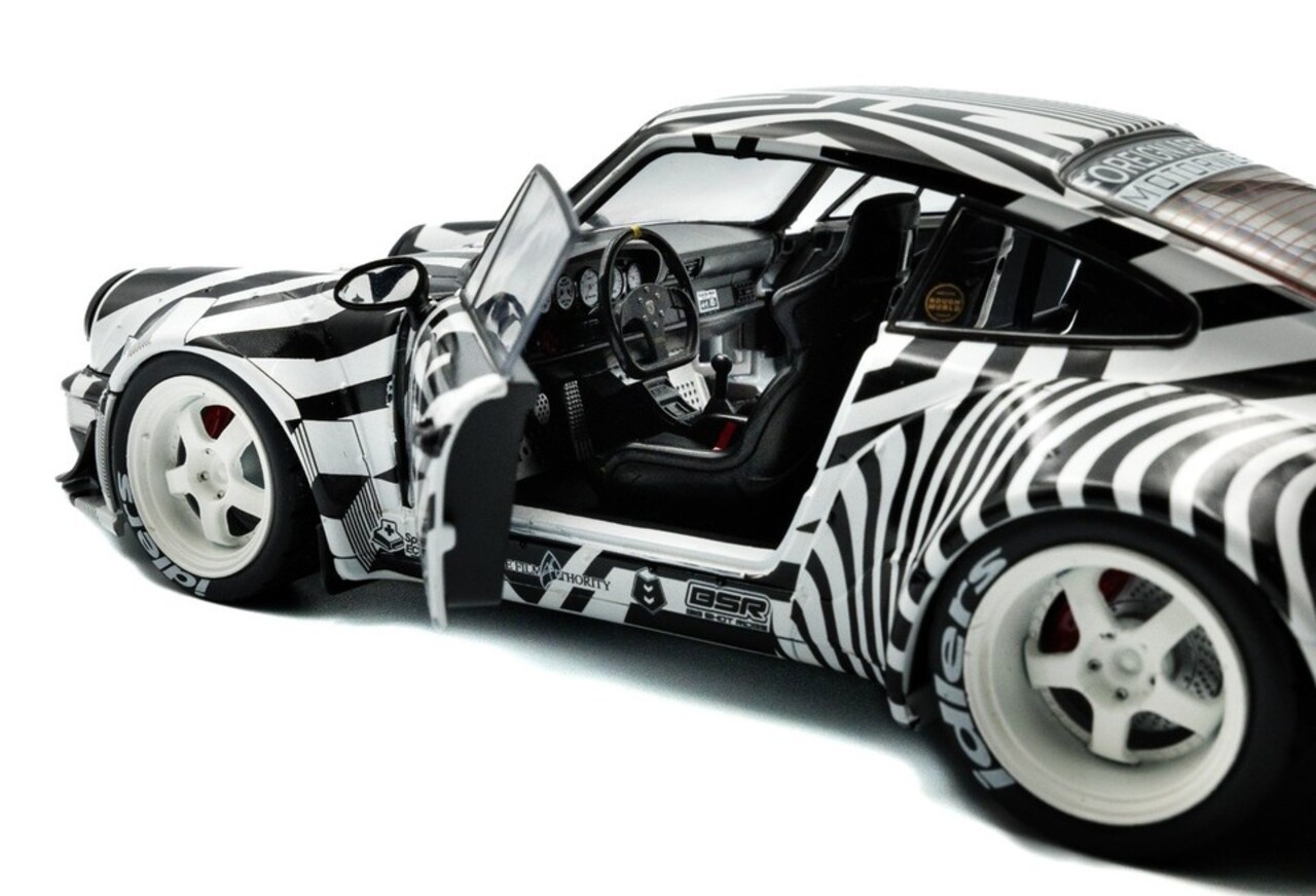 Porsche Porsche 911/964 #13 RWB Body Kit 'The Zebra' 1994 - 1:18 - Solido Porsche Porsche 911/964 #13 RWB Body Kit 'The Zebra' 1994 - 1:18 - Solido
