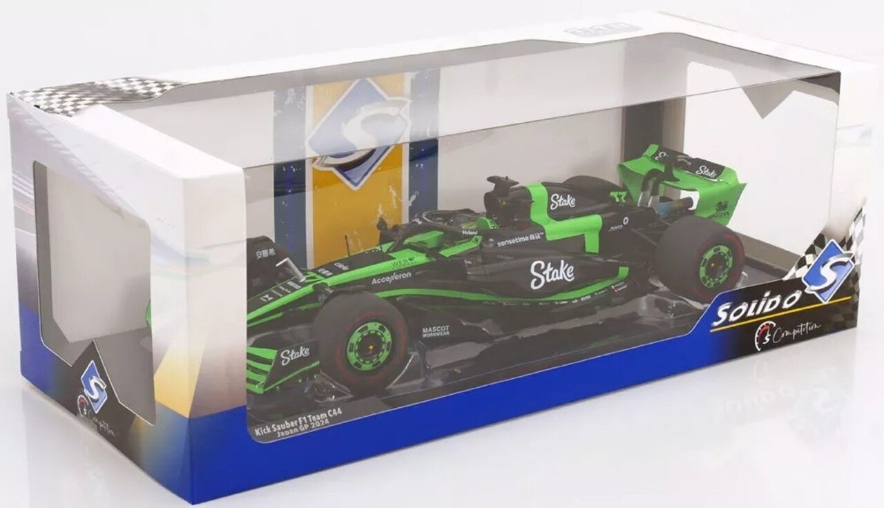 Formule 1 Sauber C44 Team Stake Kick #77 GP Bahrain 2024 - 1:18 - Solido Formule 1 Sauber C44 Team Stake Kick #77 GP Bahrain 2024 - 1:18 - Solido