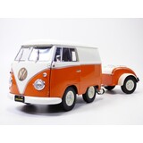 Volkswagen Volkswagen T1 Van Kool Combi + Trailer 'Army Fighter' 1950 - 1:18 - Solido