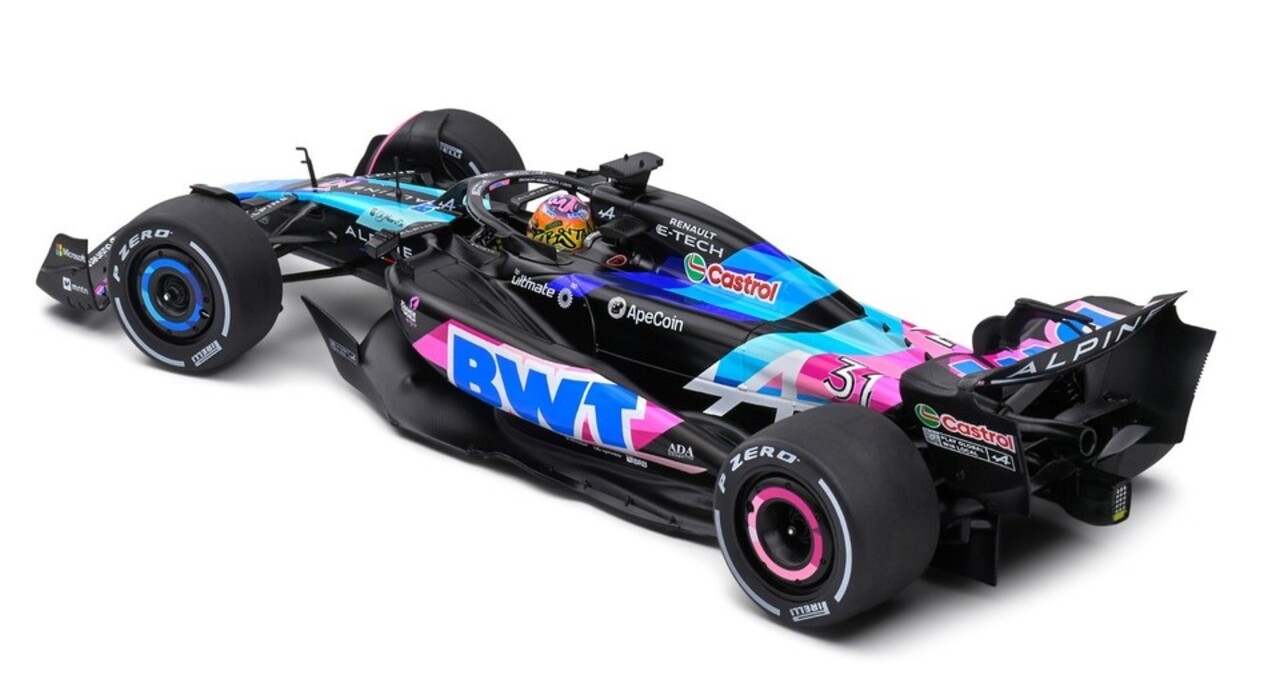 Fomule 1 Alpine A524 #31 Team BWT Alpine GP Miami 2024 E. Ocon - 1:18 - Solido Fomule 1 Alpine A524 #31 Team BWT Alpine GP Miami 2024 E. Ocon - 1:18 - Solido