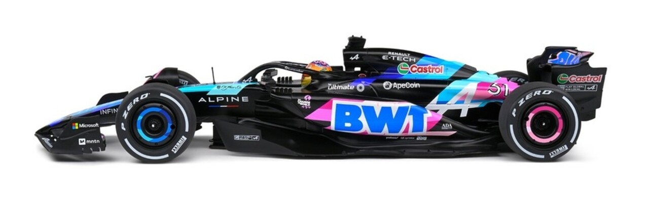 Fomule 1 Alpine A524 #31 Team BWT Alpine GP Miami 2024 E. Ocon - 1:18 - Solido Fomule 1 Alpine A524 #31 Team BWT Alpine GP Miami 2024 E. Ocon - 1:18 - Solido