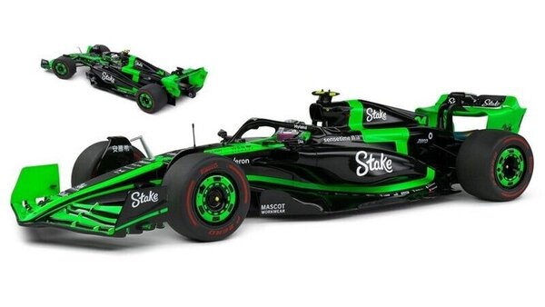 Formule 1 Sauber C44 Team Stake Kick #24 GP Bahrain 2024 - 1:18 - Solido