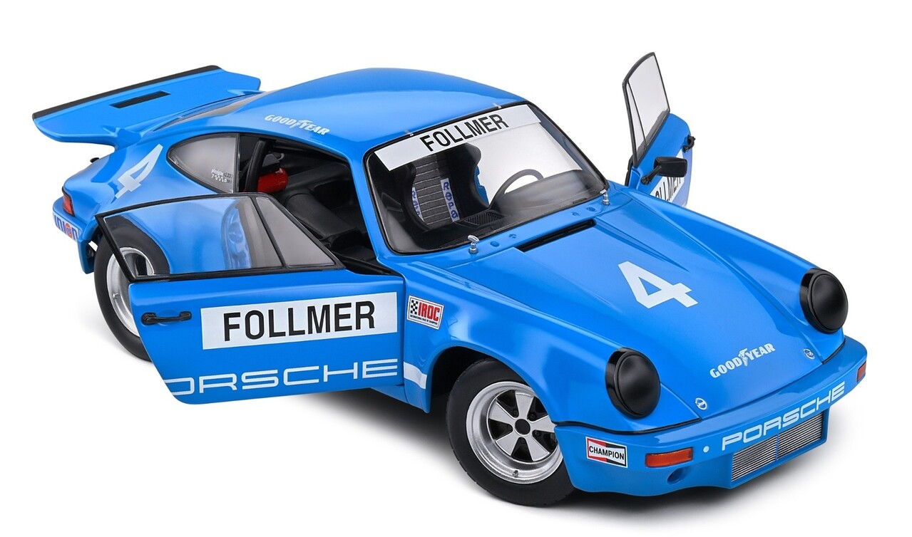 Porsche Porsche 911 Carrera 3.0 RSR #4 International Race of Champions Riverside (USA) 1974 - 1:18 - Solido