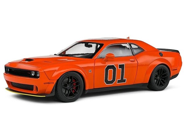 Dodge Dodge Challenger R/T Scat Pack Widebody General Lee Hazzard Tribute 2023- 1:18 - Solido Dodge Dodge Challenger R/T Scat Pack Widebody General Lee Hazzard Tribute 2023- 1:18 - Solido