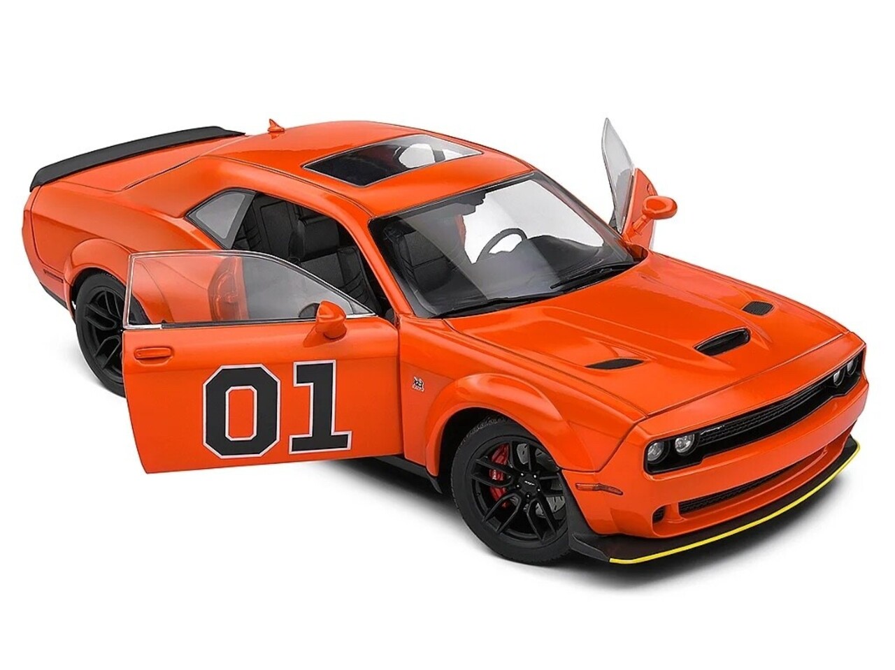 Dodge Dodge Challenger R/T Scat Pack Widebody General Lee Hazzard Tribute 2023- 1:18 - Solido Dodge Dodge Challenger R/T Scat Pack Widebody General Lee Hazzard Tribute 2023- 1:18 - Solido